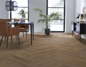 Ambiant Spigato Vivero visgraat dryback smoky PVC