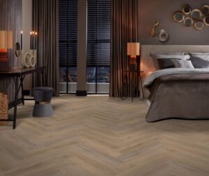 Ambiant Spigato Vivero visgraat dryback naturel eiken PVC