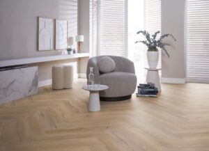 Ambiant Spigato Vivero visgraat dryback naturel eiken PVC