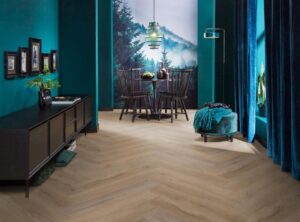 Ambiant Spigato Vivero visgraat dryback naturel eiken PVC