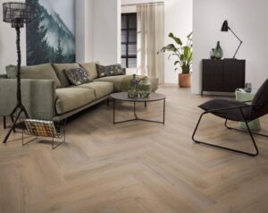 Ambiant Spigato Vivero visgraat click SRC smoky PVC