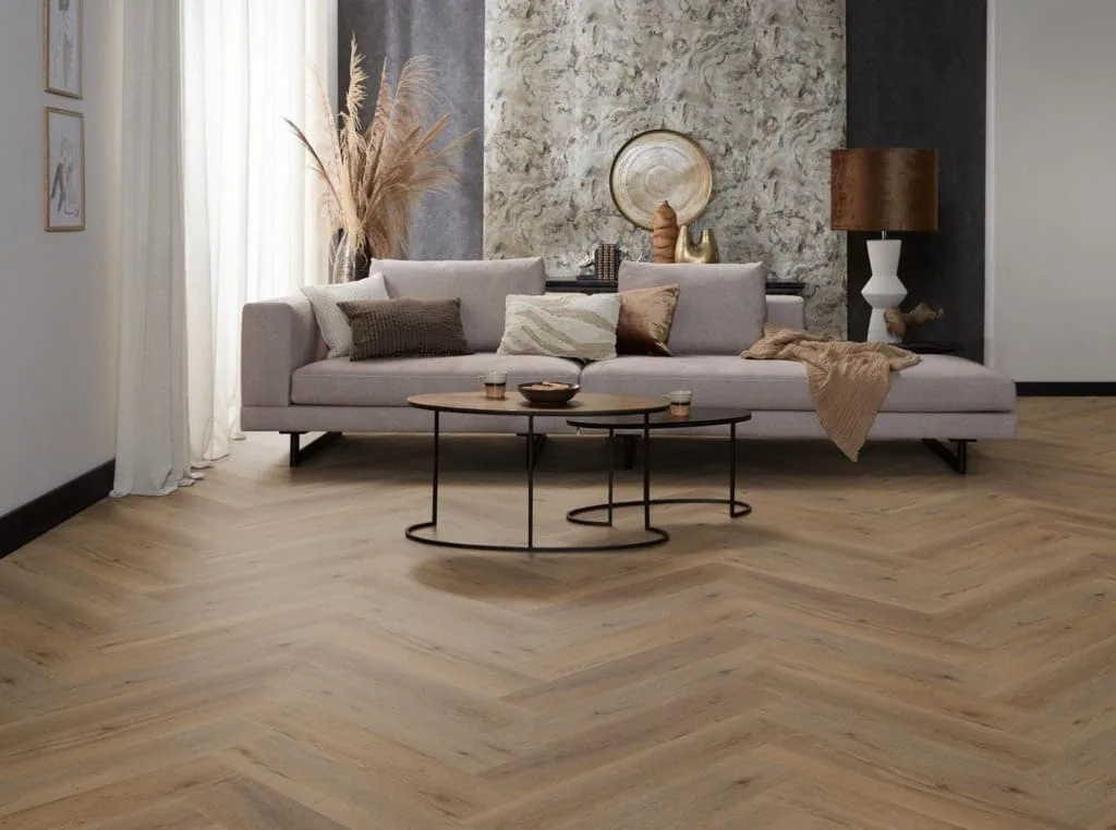 Ambiant Spigato Vivero visgraat click SRC natural oak PVC