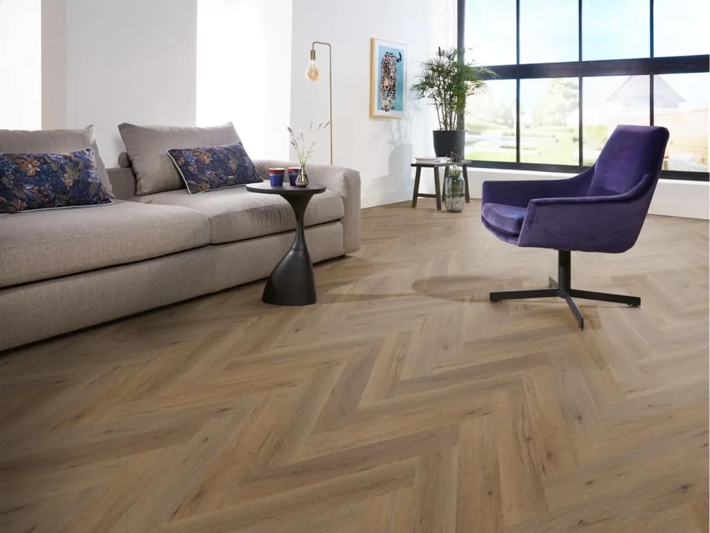 Ambiant Spigato Vivero visgraat click SRC natural oak PVC