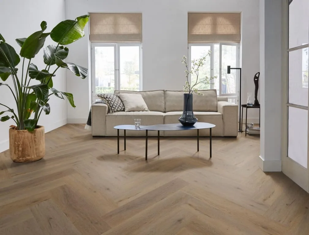 Ambiant Spigato Vivero visgraat click SRC natural oak PVC