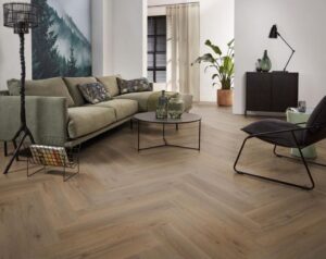 Ambiant Spigato Vivero visgraat click SRC natural oak PVC