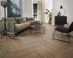 Ambiant Spigato Vivero visgraat click SRC natural oak PVC
