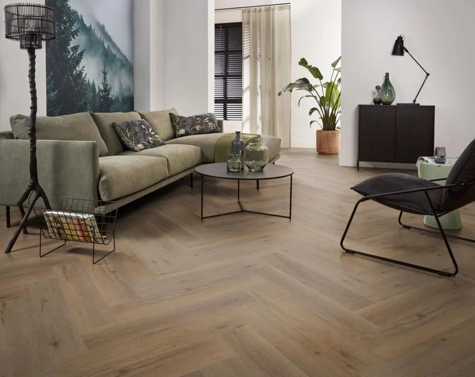 Ambiant Spigato Vivero visgraat click SRC natural oak PVC