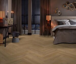 Ambiant Spigato Vivero visgraat click SRC dark oak PVC