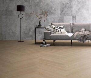 Ambiant Spigato Vivero visgraat click SRC beige PVC