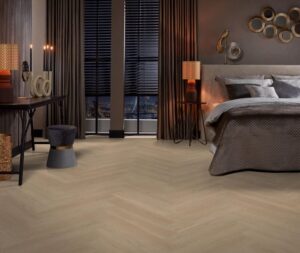 Ambiant Spigato Vivero visgraat click SRC beige PVC