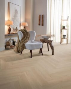 Ambiant Spigato Vivero visgraat click SRC beige PVC