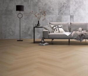 Ambiant Spigato Estino visgraat dryback naturel eiken - Plak PVC