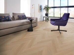 Ambiant Spigato Estino visgraat dryback naturel eiken - Plak PVC
