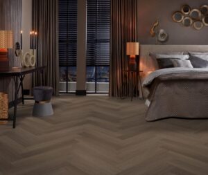 Ambiant Spigato Estino visgraat dryback brown PVC