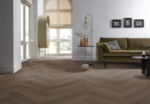Ambiant Spigato Estino visgraat dryback brown PVC