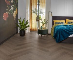 Ambiant Spigato Estino visgraat dryback brown PVC