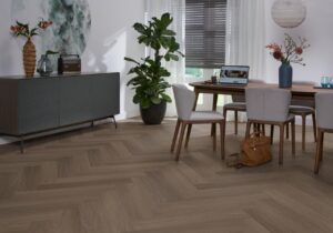 Ambiant Spigato Estino visgraat dryback brown PVC