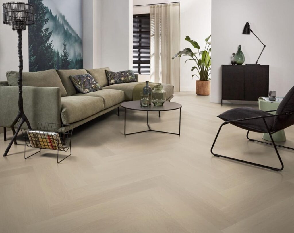 Ambiant Spigato Estino visgraat click SRC beige PVC