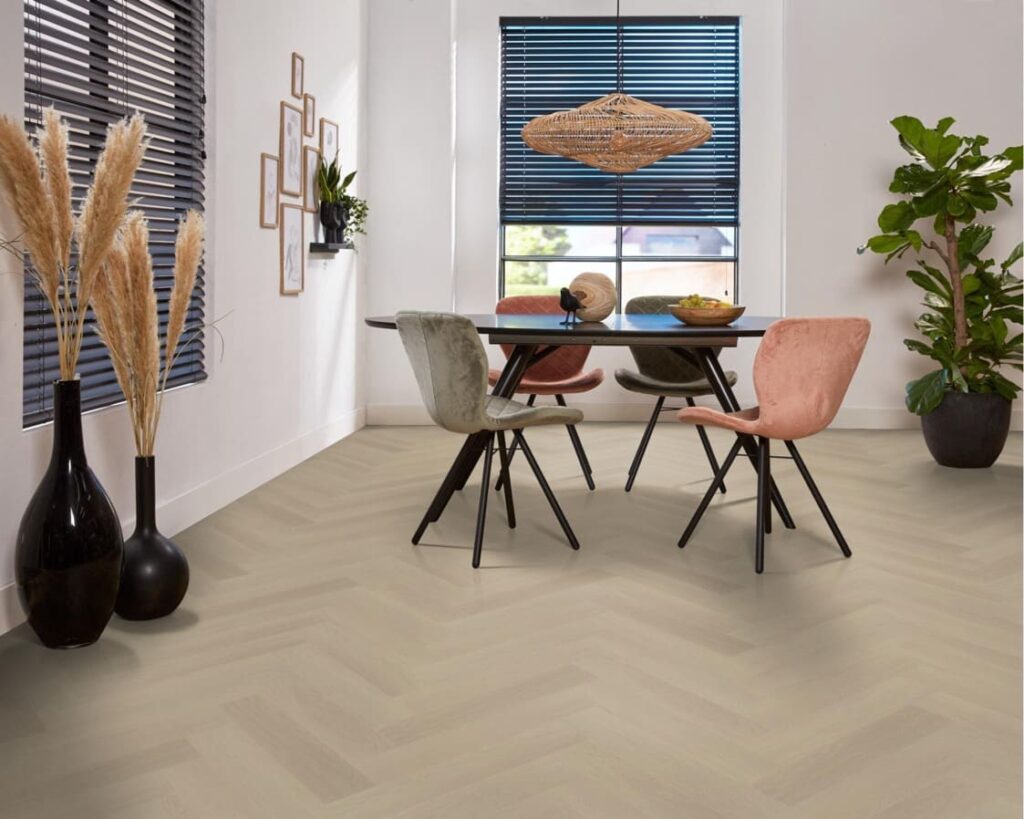 Ambiant Spigato Estino visgraat click SRC beige PVC