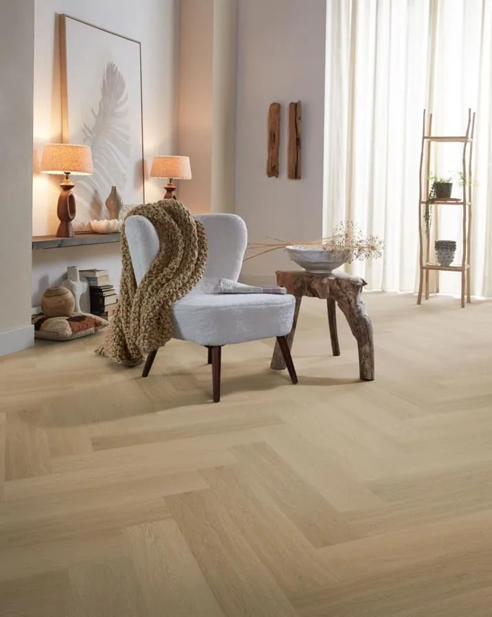 Ambiant Spigato Estino visgraat SRC warm oak - Click PVC