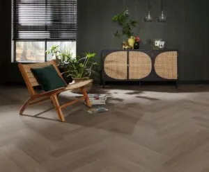 Ambiant Spigato Estino visgraat SRC brown - Click PVC