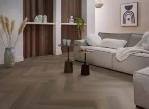 Ambiant Spigato Estino visgraat SRC brown - Click PVC
