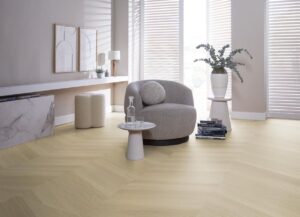Ambiant Spigato Estino hongaarse punt dryback natural oak PVC