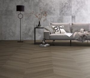 Ambiant Spigato Estino hongaarse punt dryback brown PVC