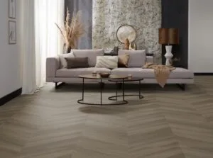 Ambiant Spigato Estino hongaarse punt dryback brown PVC