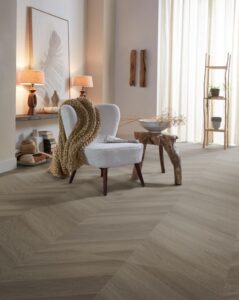Ambiant Spigato Estino hongaarse punt dryback brown PVC