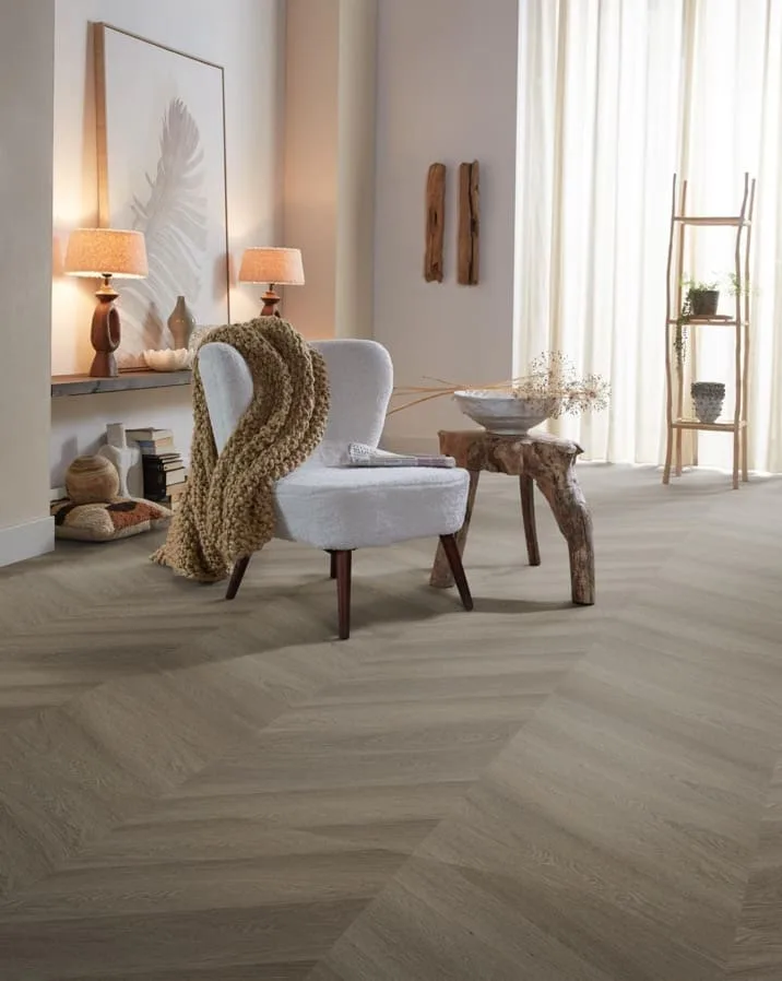 Ambiant Spigato Estino hongaarse punt dryback brown PVC