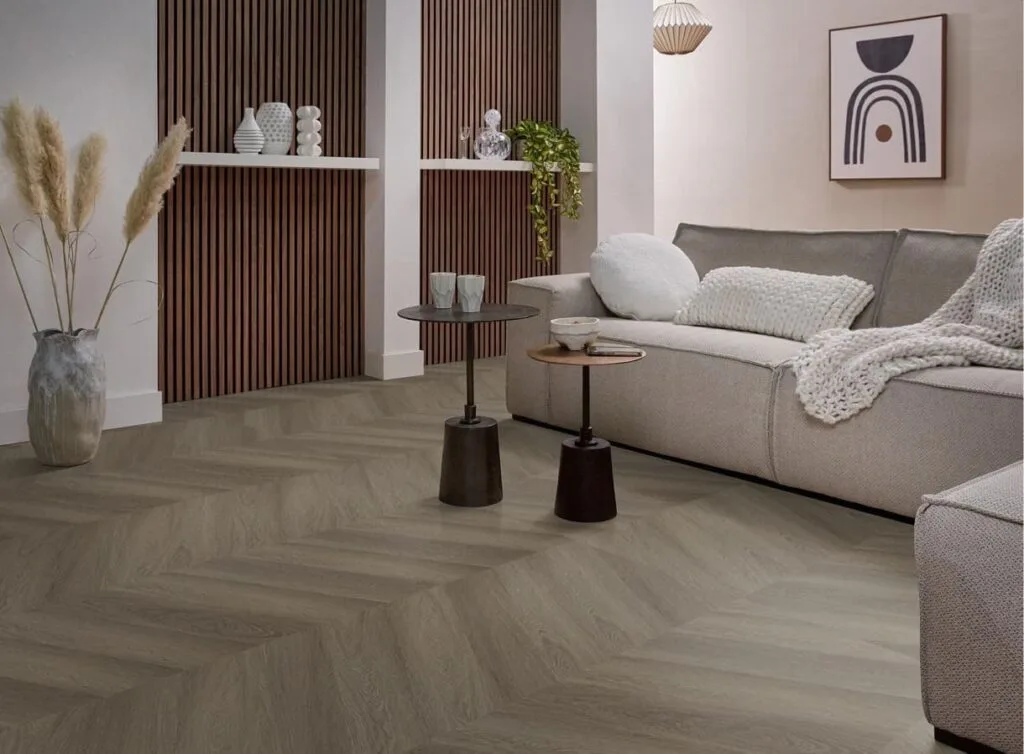 Ambiant Spigato Estino hongaarse punt dryback brown PVC