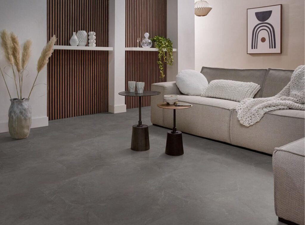 Ambiant Noveno dryback dark grey PVC