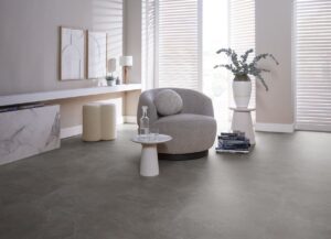 Ambiant Noveno dryback dark grey PVC
