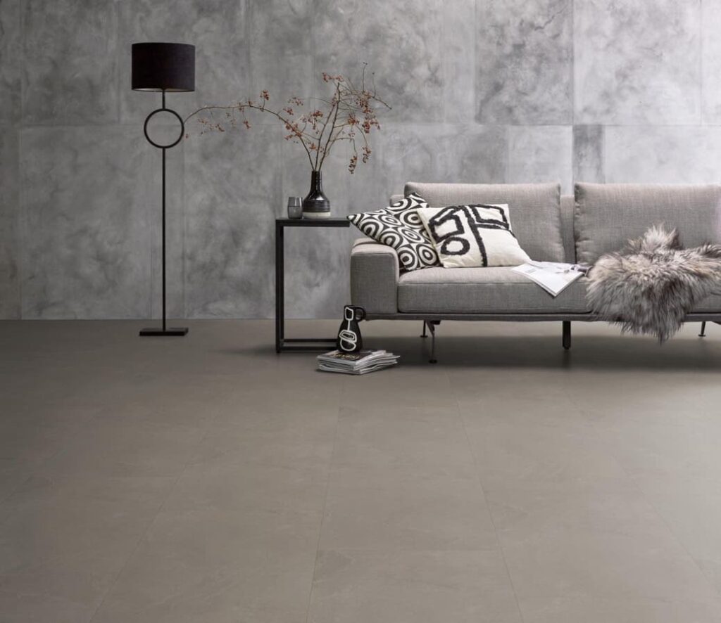 Ambiant Noveno dryback warm grey PVC