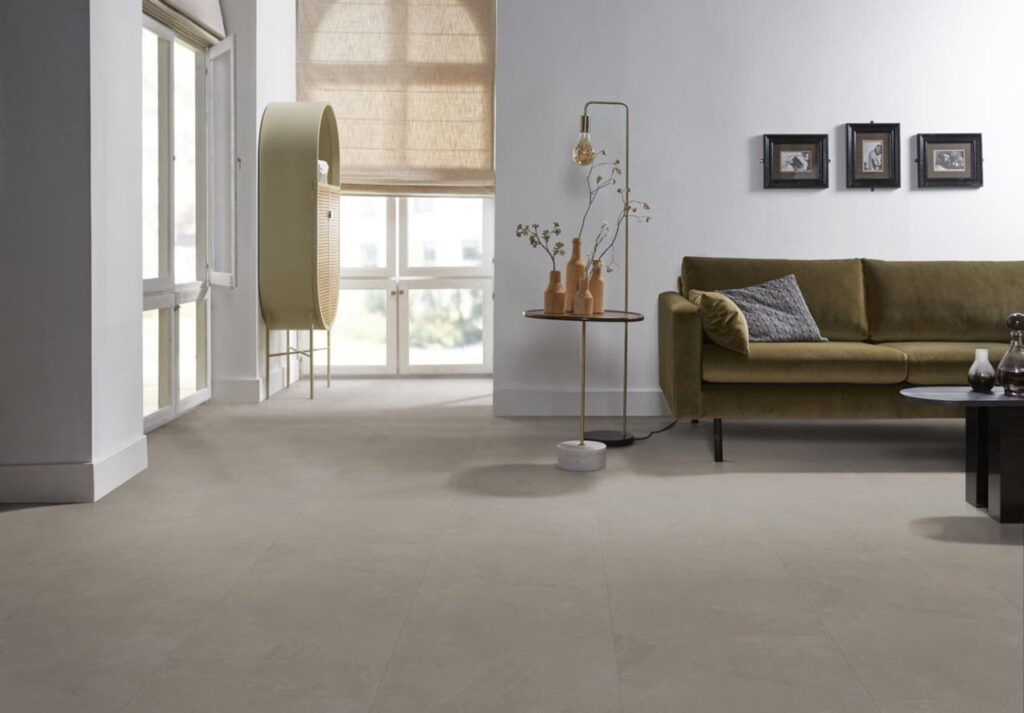 Ambiant Noveno dryback warm grey PVC