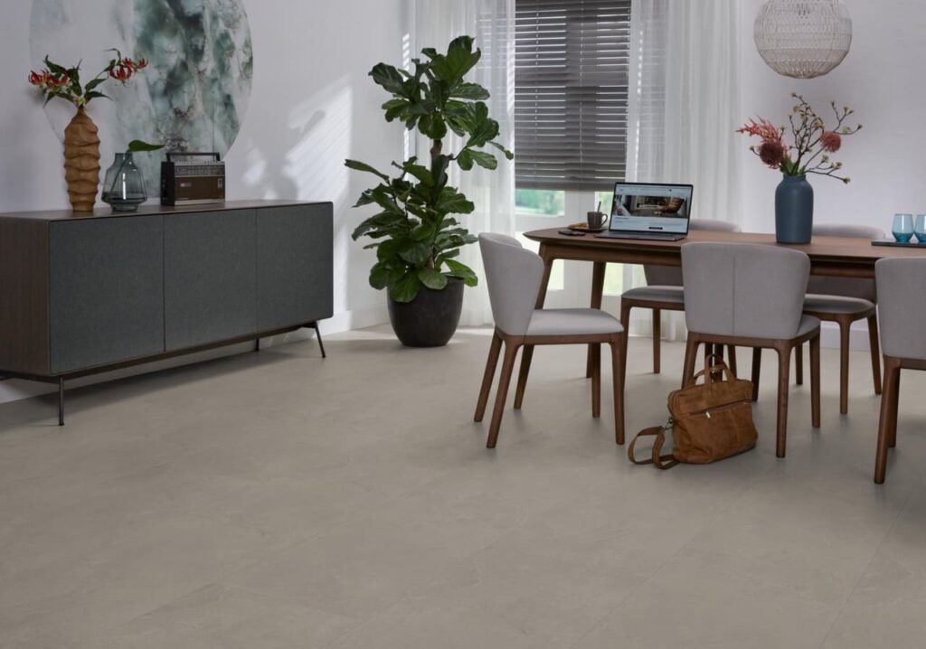 Ambiant Noveno dryback warm grey PVC