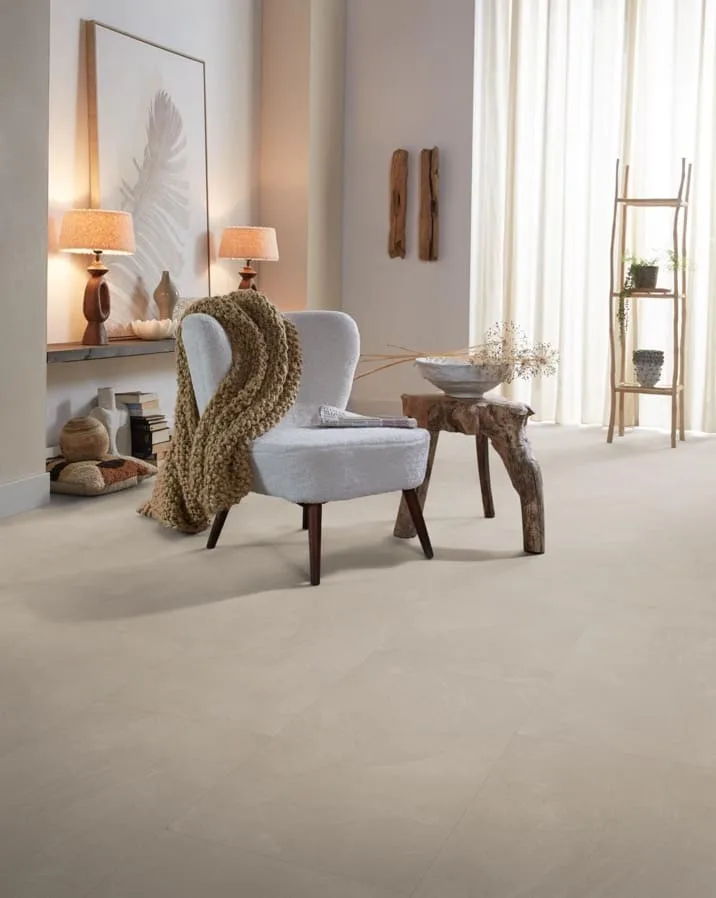 Ambiant Noveno dryback warm beige PVC
