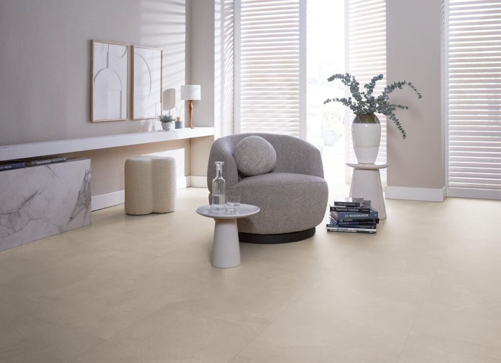 Ambiant Noveno dryback warm beige PVC