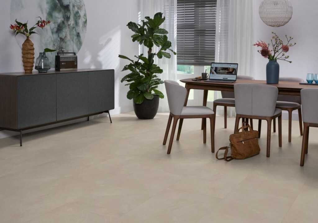 Ambiant Noveno dryback warm beige PVC