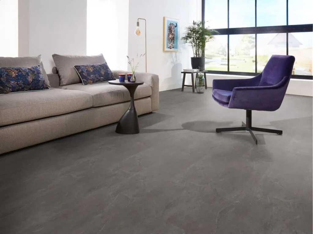 Ambiant Noveno click SRC dark grey PVC