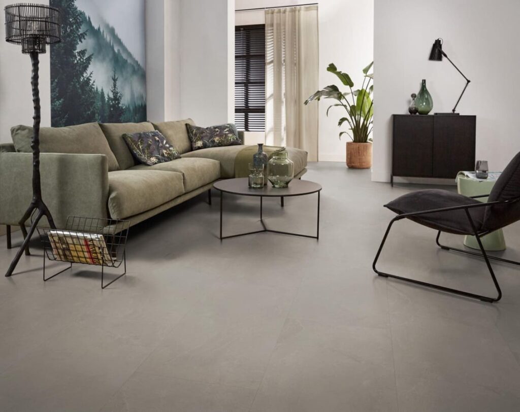 Ambiant Noveno click SRC warm grey PVC