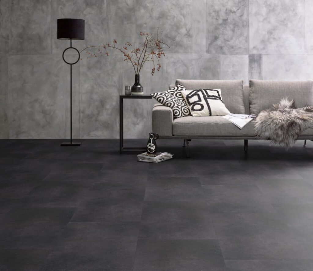 Ambiant Sarino dryback anthracite PVC