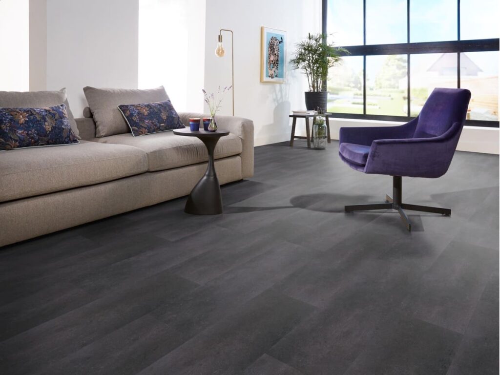 Ambiant Sarino dryback anthracite PVC