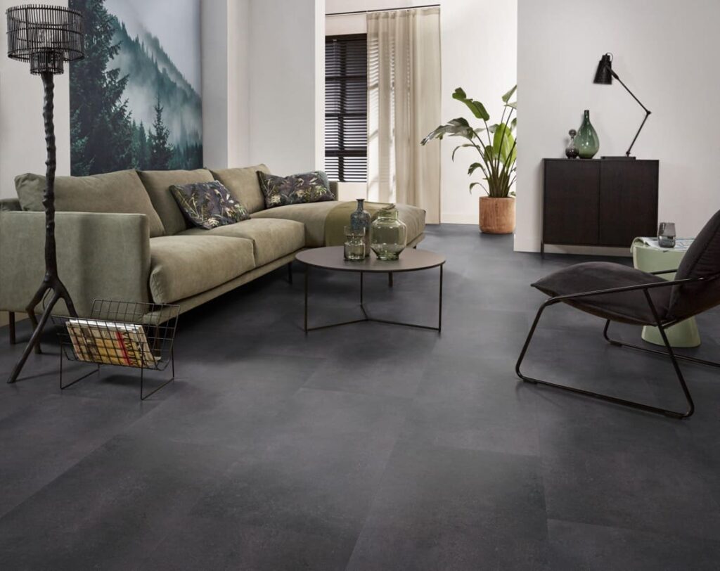 Ambiant Sarino dryback anthracite PVC
