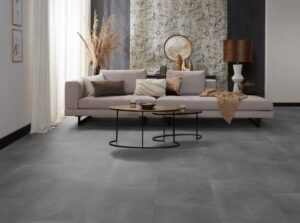Ambiant Sarino dryback dark grey PVC