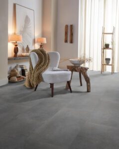 Ambiant Sarino dryback dark grey PVC