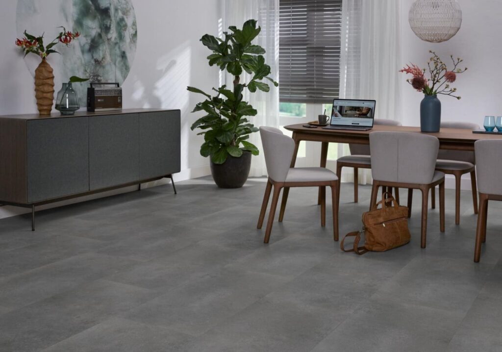 Ambiant Sarino dryback dark grey PVC