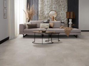 Ambiant Sarino dryback light grey PVC