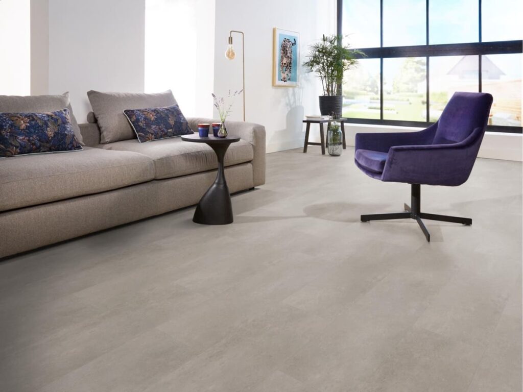 Ambiant Sarino dryback light grey PVC